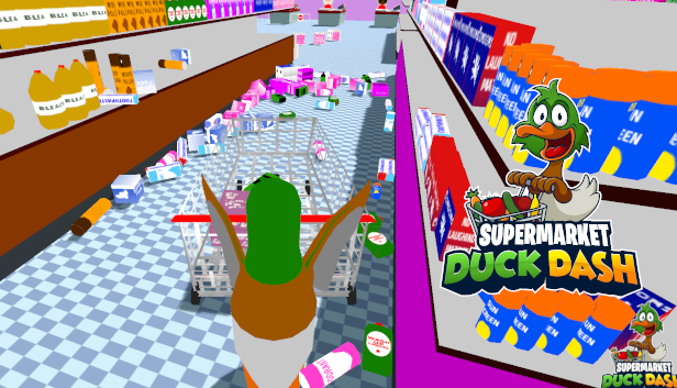 supermarket duck dash a fun 3d supermarket game for kids and adults alike