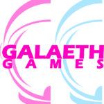 Galaeth games logo space helmets
